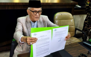 Rais Aam PBNU KH Miftachul Ahyar ,tegaskan Gus Yahya tidak lagi menjabat sebagai Ketum PBNU