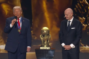 Presiden Donald Trump terima penghargaan perdamaian  FIFA Peace Prize Pertama kali