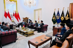 Presiden Prabowo Terima Sekjen Liga Muslim Dunia di Istana Merdeka