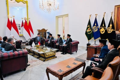 Presiden Prabowo Terima Sekjen Liga Muslim Dunia di Istana Merdeka