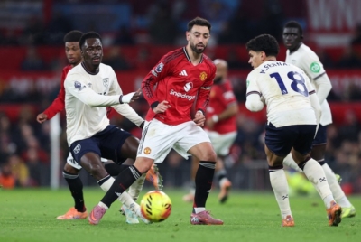 MU, di tahan imbang West Ham 1-1,gagal lanjutkan tren positif kemenangan di pekan ke-14 Liga Inggris