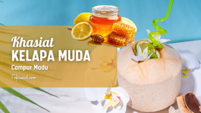 7 Khasiat Rutin Konsumsi Air Kelapa Dicampur Madu, bikin Awet muda loh