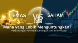Emas vs Saham 2026: Mana Investasi yang Lebih Menguntungkan dan Aman?